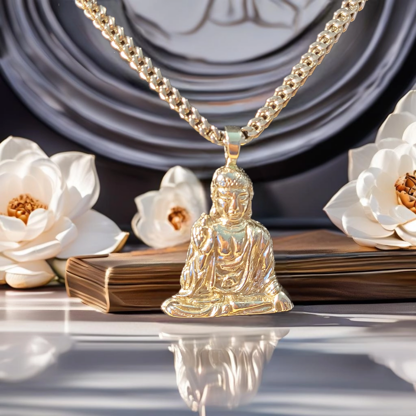 Sterling Silver Buddha Pendant